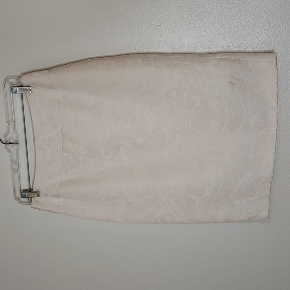 Vintage Allison Taylor Nights Cream Quilted Paisley Motif 80s A Line Full Preppy - Picture 4 of 15